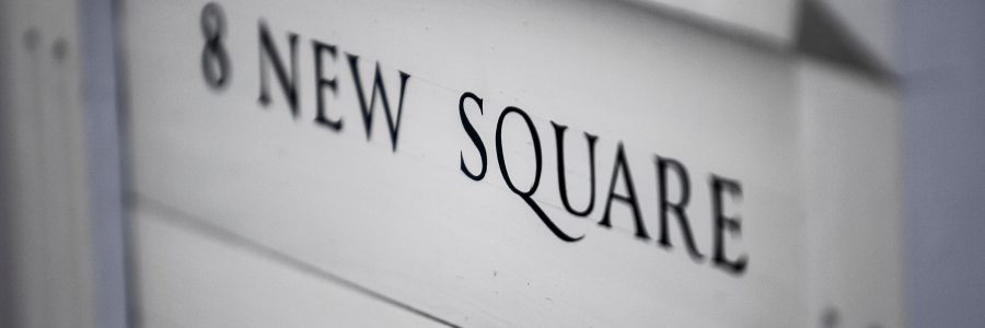 8 New Square: name board