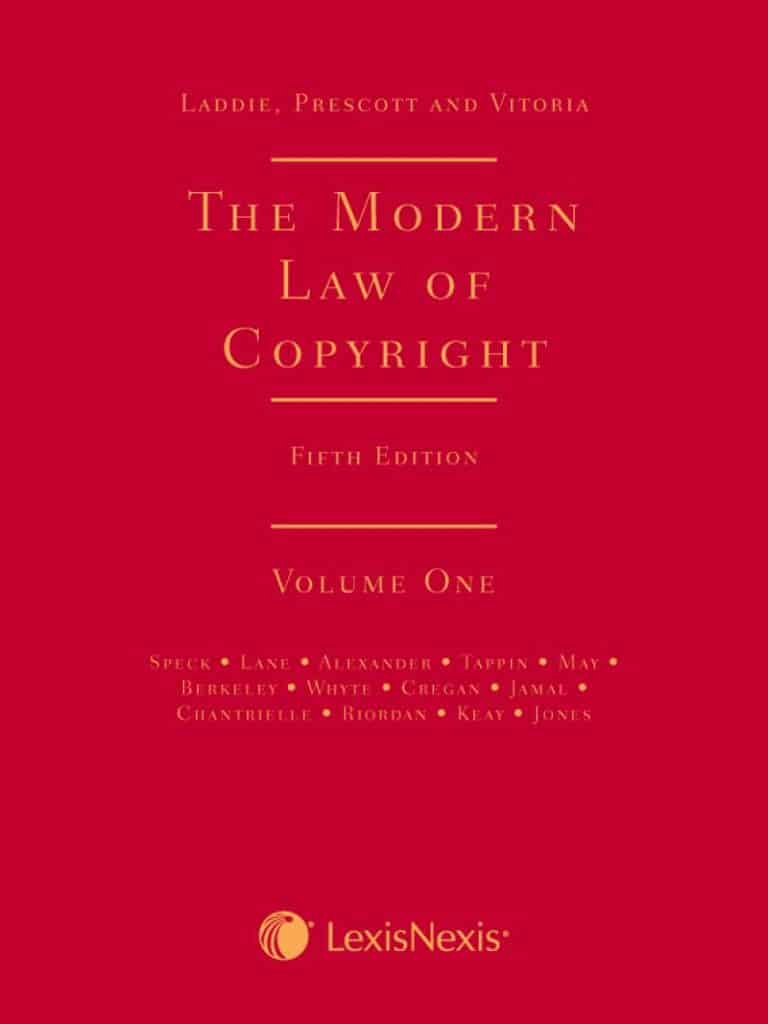 The Modern Law of Copyright (5th edition) 8 New Square